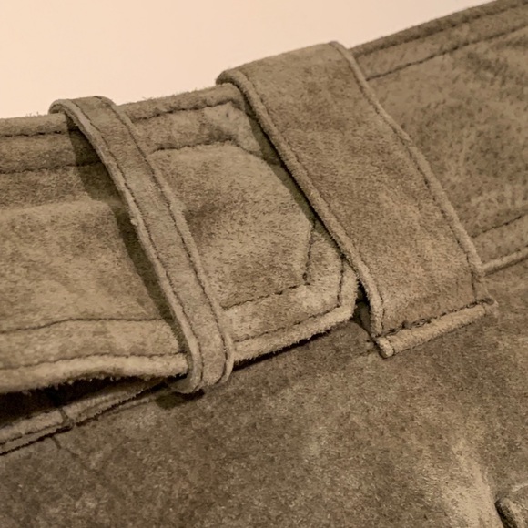 JUNIOR’S GENUINE SUEDE LEATHER MINI SKIRT. - Picture 15 of 15